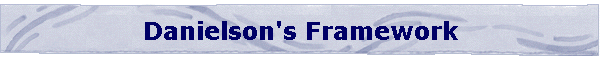 Danielson's Framework